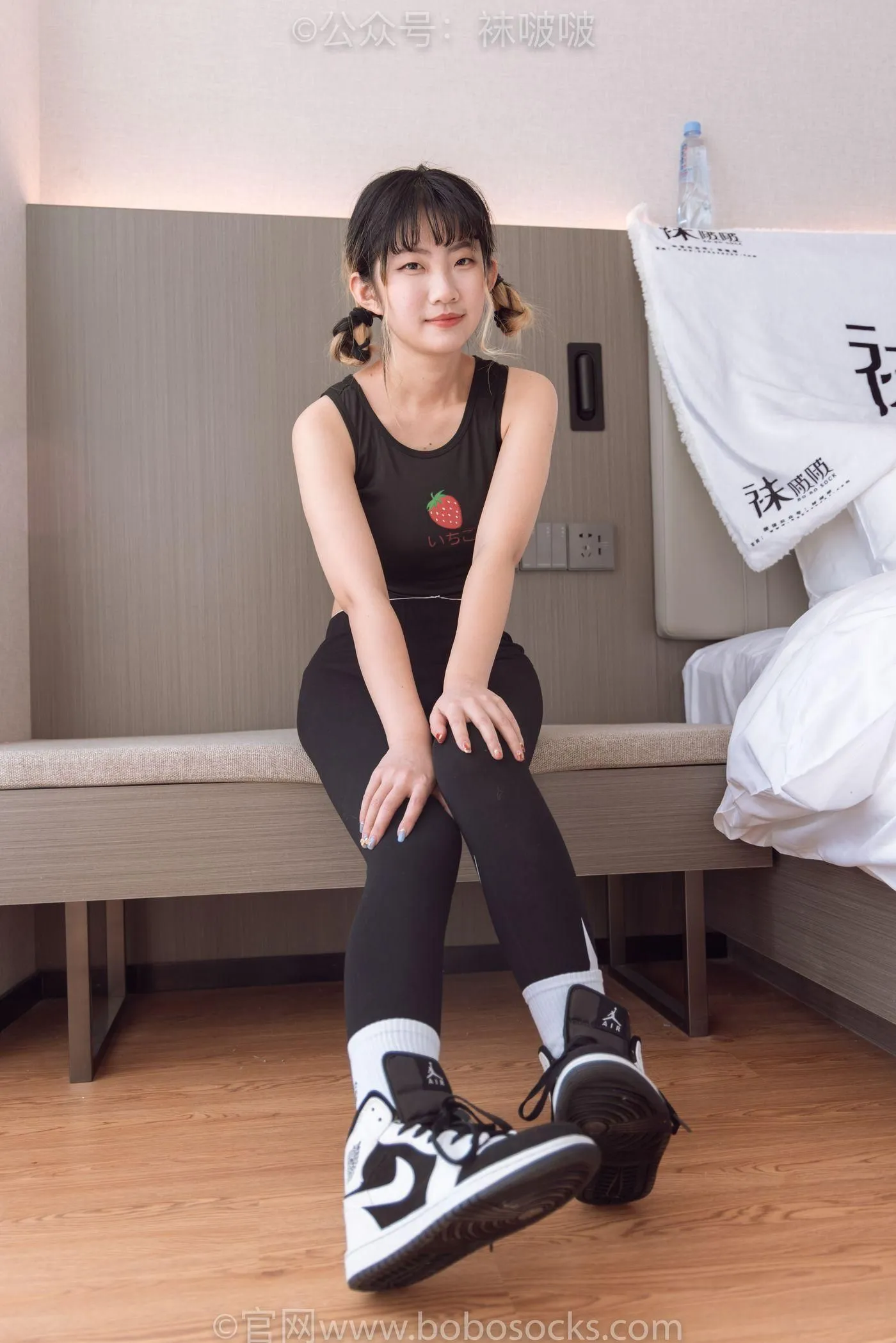 [BoBoSocks袜啵啵]NO.059 砂糖-AJ板鞋、白棉袜、裸足 [142P]插图